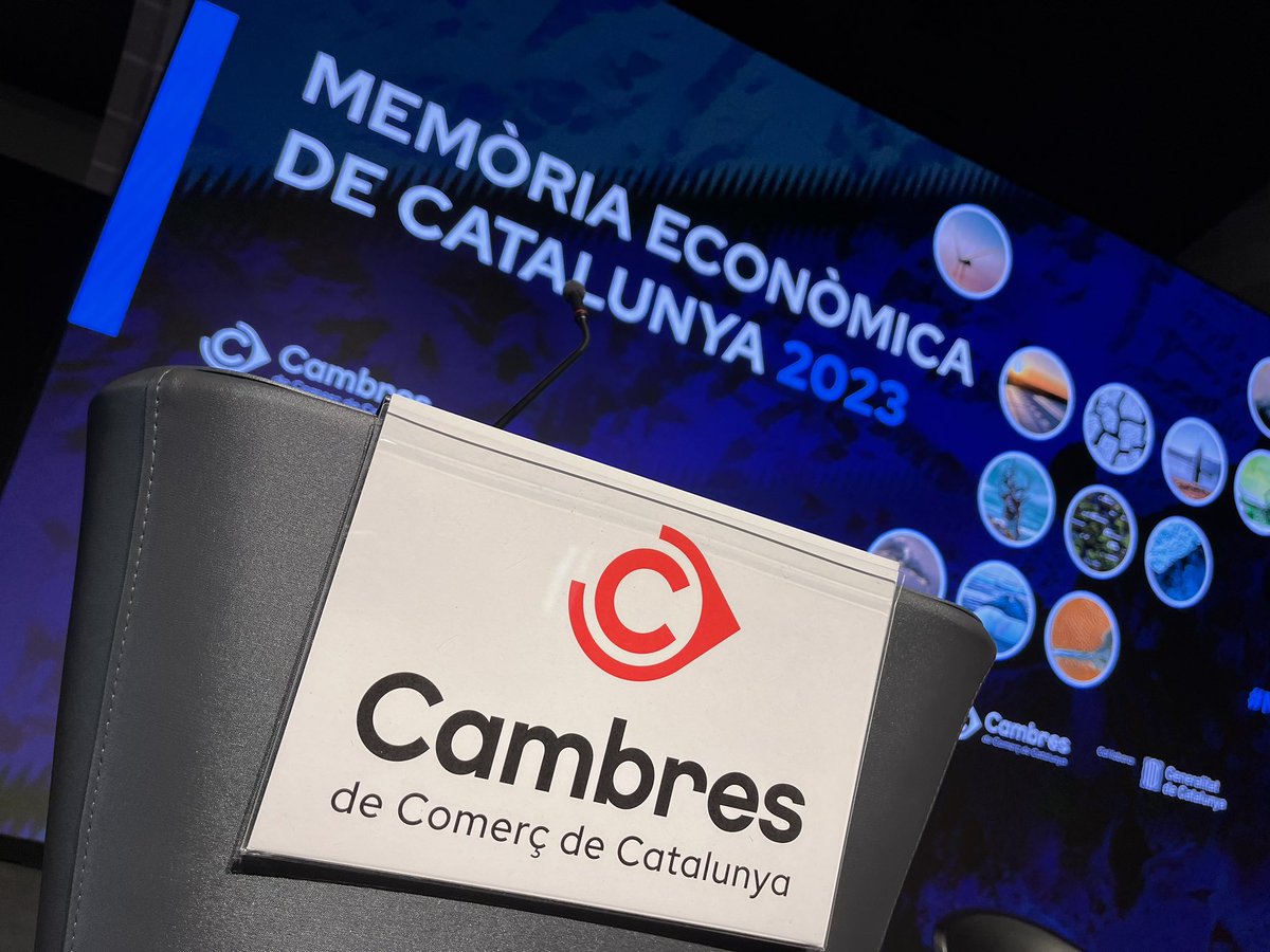 Cambra de Comerç de Barcelona (@cambrabcn) on Twitter photo Tot preparat a #LaLlotjadeMar per la presentació de la Memòria Econòmica de Catalunya 2023!
💬 L’acte comptarà amb la presència de <a href="/perearagones/">Pere Aragonès i Garcia</a> (<a href="/gencat/">Generalitat de Catalunya</a>), <a href="/joseprull/">Josep Rull i Andreu</a> (<a href="/parlamentcat/">Parlament de Catalunya</a>) i <a href="/DrSantacreu/">Josep Santacreu</a> (<a href="/cambrescat/">Consell General de Cambres de Catalunya</a>).
#MEC24 Tot preparat a #LaLlotjadeMar per la presentació de la Memòria Econòmica de Catalunya 2023!
💬 L’acte comptarà amb la presència de <a href="/perearagones/">Pere Aragonès i Garcia</a> (<a href="/gencat/">Generalitat de Catalunya</a>), <a href="/joseprull/">Josep Rull i Andreu</a> (<a href="/parlamentcat/">Parlament de Catalunya</a>) i <a href="/DrSantacreu/">Josep Santacreu</a> (<a href="/cambrescat/">Consell General de Cambres de Catalunya</a>).
#MEC24