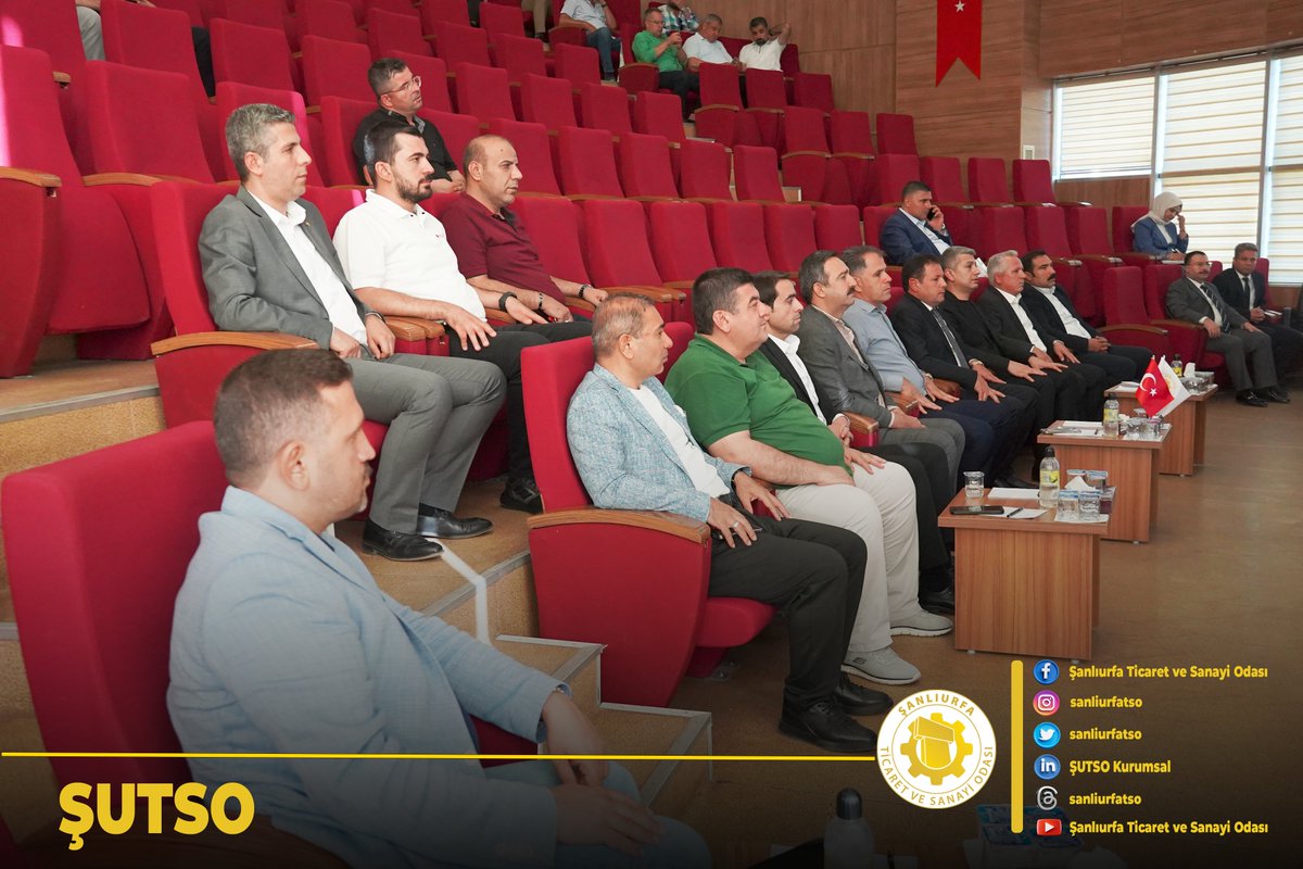 📍Şanlıurfa Ticaret ve Sanayi Odası (ŞUTSO) Haziran Ayı Meclis Toplantısı, ŞUTSO Meclis Toplantı Salonu’nda gerçekleştirildi.    

📰Haberin detayları için 👇sutso.org.tr/haberler/sanli…

<a href="/mdoganyetim/">Mehmet Doğan Yetim</a> <a href="/serhatkrd/">Serhat KARADAĞ</a> <a href="/mustafatas34/">mustafa taş</a> <a href="/mustafazahit4/">MUSTAFA ZAHİT</a> <a href="/komiteleri/">ŞUTSO Meslek Komiteleri</a> <a href="/TOBBiletisim/">TOBB</a> <a href="/RHisarciklioglu/">Rifat Hisarcıklıoğlu</a>