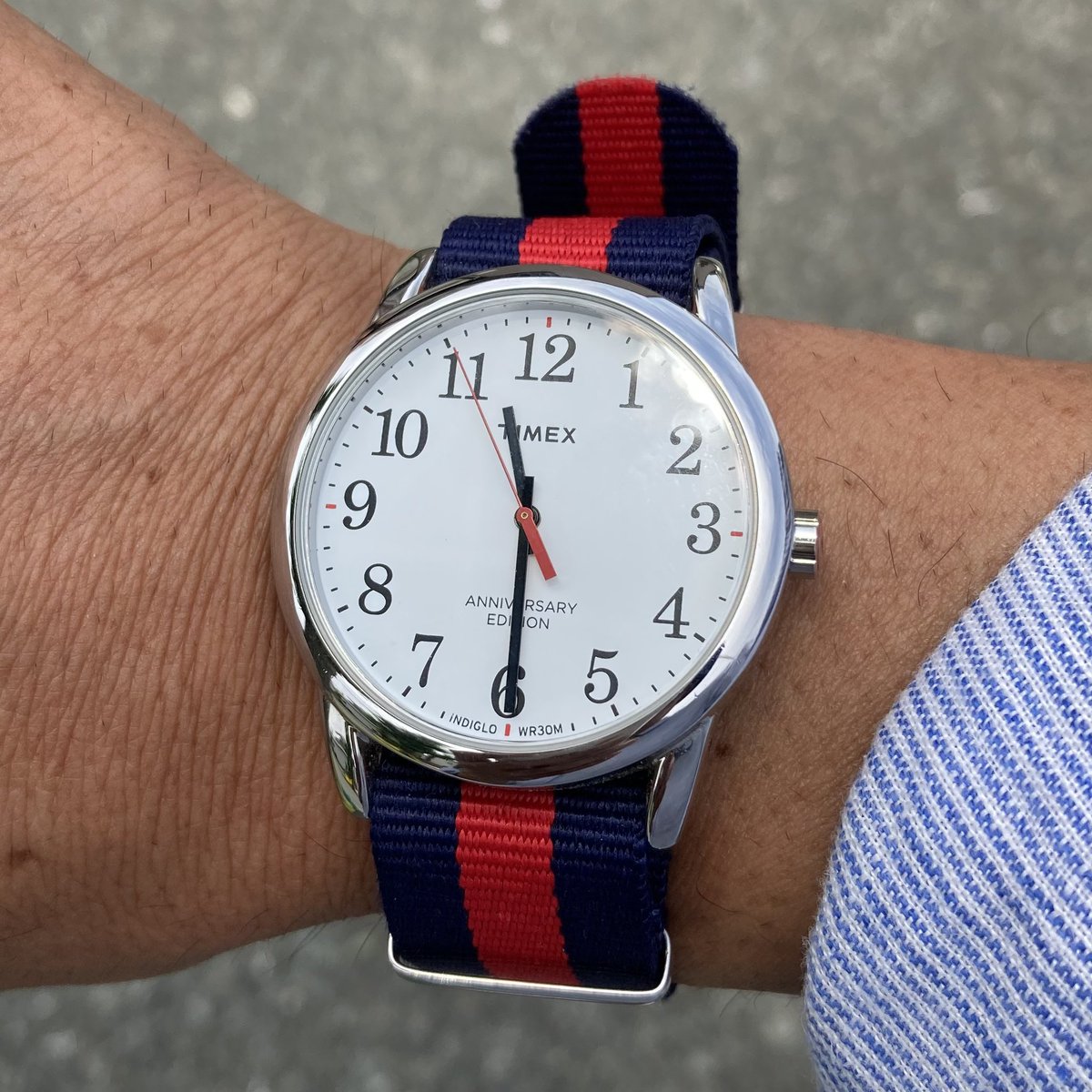 Miyoshikun_oshi's tweet image. お腹が空きました…
暑くなってきたので先日から革ベルト→ダ◯ソーさんで買ったリボンベルトに交換してヘビロテしてます
＃TIMEX
＃EasyReader
＃40thAnniversary