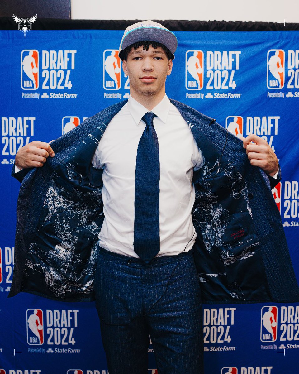 hornets's tweet photo. Draft Day Drip 

@TidjaneSalaun | #NBADraft https://t.co/XuLYARGqgv