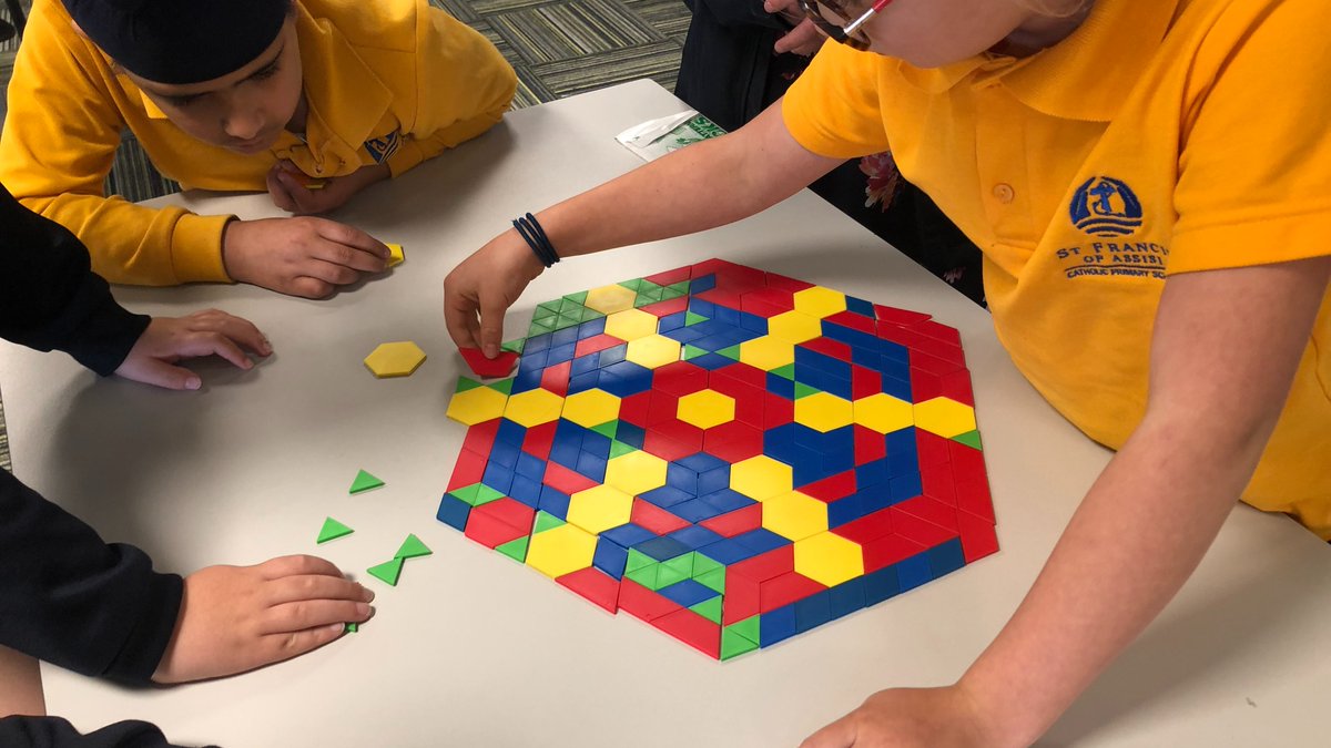 cass_lowry's tweet photo. The count down to @icme_15 the 15th International Congress on Mathematical Education is on. I will presenting three workshops, including one on one of my favorite resources, pattern blocks. Come and be counted #ICME15 #MathsTalk #MTBoS #MTCOZ https://t.co/8m4mxz2D1d