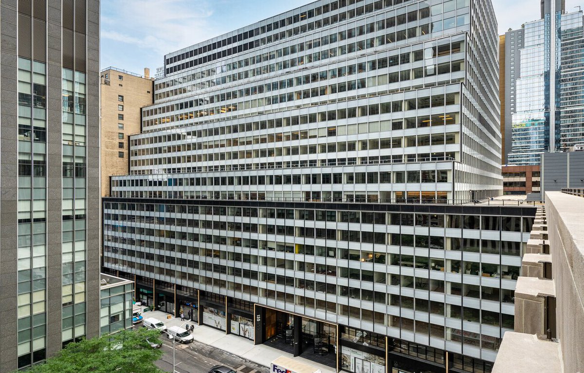 unusual_whales's tweet image. UBS is attempting to sell a Midtown Manhattan office building via an online auction.

The starting bid for the 920k SF building located at 135 W 50th St will be $7.5 million, or $8 per SF, per Triple Net Investor.