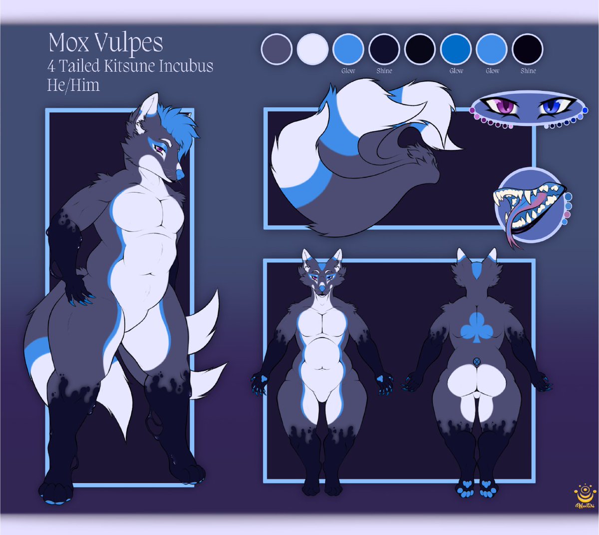 Thank you <a href="/Noctiri_Bean/">Noctiri</a> for the new ref sheet! I love how you've brought them to life!