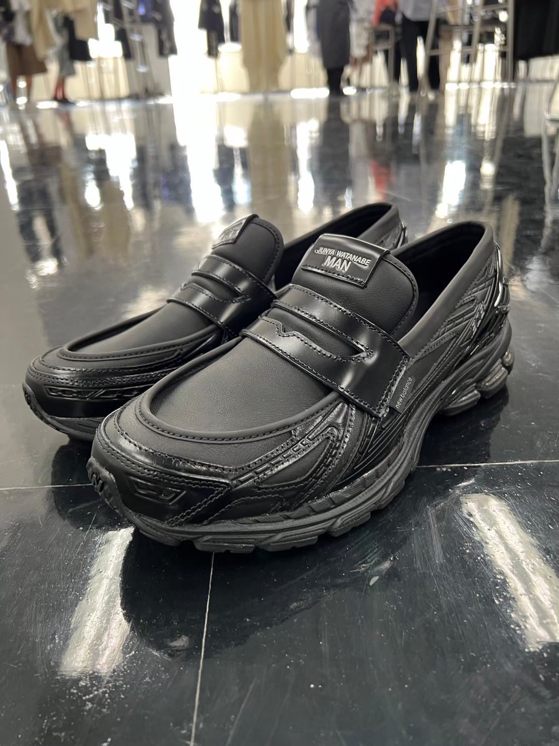 JUNYA WATANABE MAN NEW BALANCE ローファー黒27 - 靴 JUNYA WATANABE MAN NEW BALANCE ローファー黒27 - 靴