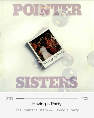 HosonoShotgun's tweet photo. #NowPlaying
#ThePointerSisters
#HavingAParty https://t.co/UEhCdGySKh