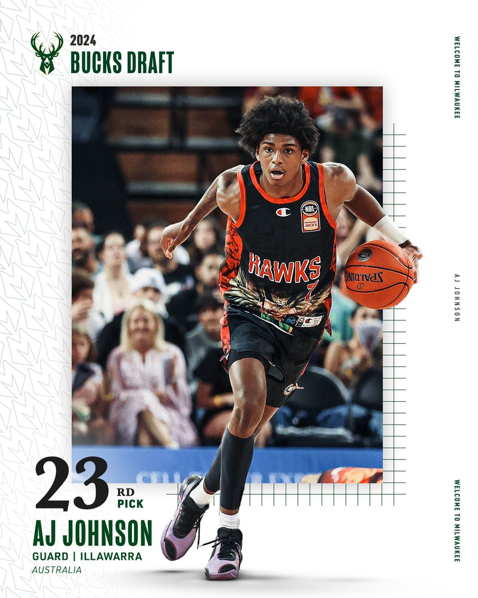 Welcome to Milwaukee, AJ Johnson!