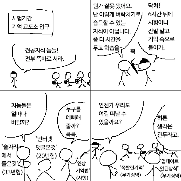 시험기간에 뇌에 일어나는 일 