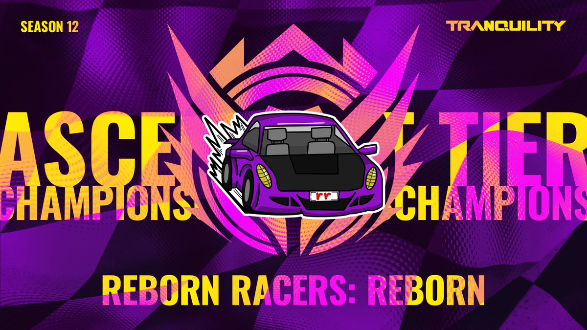 After 7 arduous maps Reborn Racers: Reborn are the final Ascendant Tier champions!
