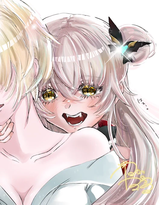 ワア ホントダ百合描コウトスルト スーグ口ニ ナニカ 入レサセチャウ癖ガアルナ 私
