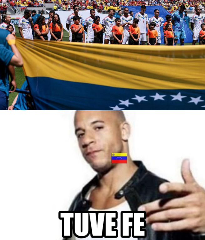 InvictosSomos's tweet photo. Ahora mismo estarían clasificados al próximo Mundial 2026 y acaban de meterse a los cuartos de final de la Copa América 2024. La Vinotinto está viviendo un momento histórico. TIENEN MÁS FE QUE NUNCA.