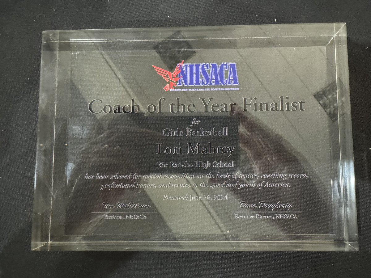 justlorimabrey's tweet photo. Thank you @nhsaca for the award and the incredible opportunity to be around so many amazing coaches.   I truly appreciate it.  Congratulations to all the winners.  #coachesrock https://t.co/cKcun04ey6