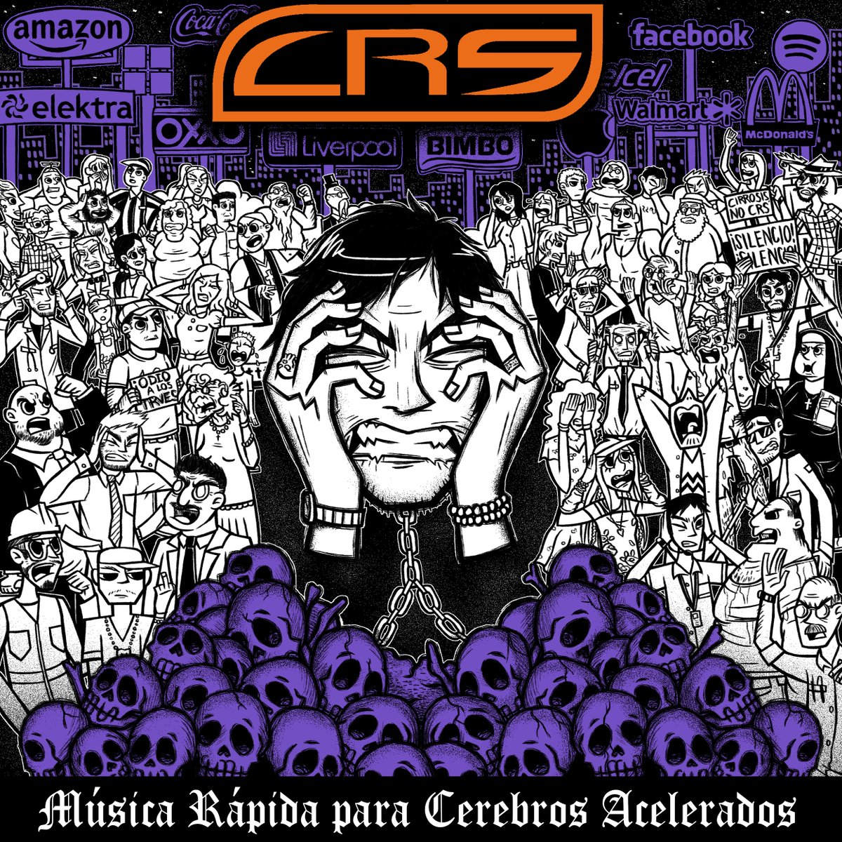 DaniDreamerART's tweet photo. It was great and brutal to have done this work for my friends of the band "CRS" muchísimas gracias chicos!! 🙌🏻🔥✨ #OriginalArt #Original_Art #SingleCover #SingleArt #AlbumCover #DigitalArt #Digital_Art #Music #MusicArt #Cartoon #Monochrome #Blanckandwhite #Metal #Metalmusic https://t.co/SN99Voew0M