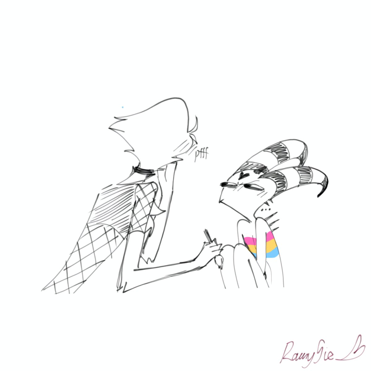 Rany_sie's tweet photo. Idk why i draw this 😶
#Stolitz
#HelluvaBossFanart https://t.co/gY3zyDNeRE