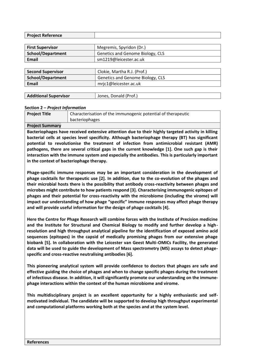 dafemlions's tweet photo. PhD opportunity in microbiology https://t.co/gfZjVhM92n