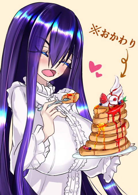 #このタグを見た人は黙って食べ物を持ったキャラを貼る 