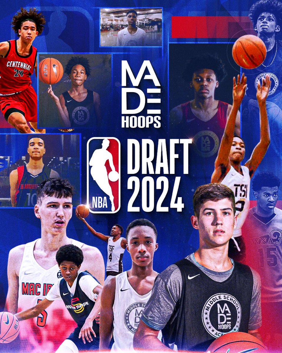 1️⃣3️⃣ 1st Round 2024 NBA Draft selections grew up with MADE Hoops. Congratulations to all! But we’re not done yet… Stay tuned for the 2nd round tomorrow…🔋