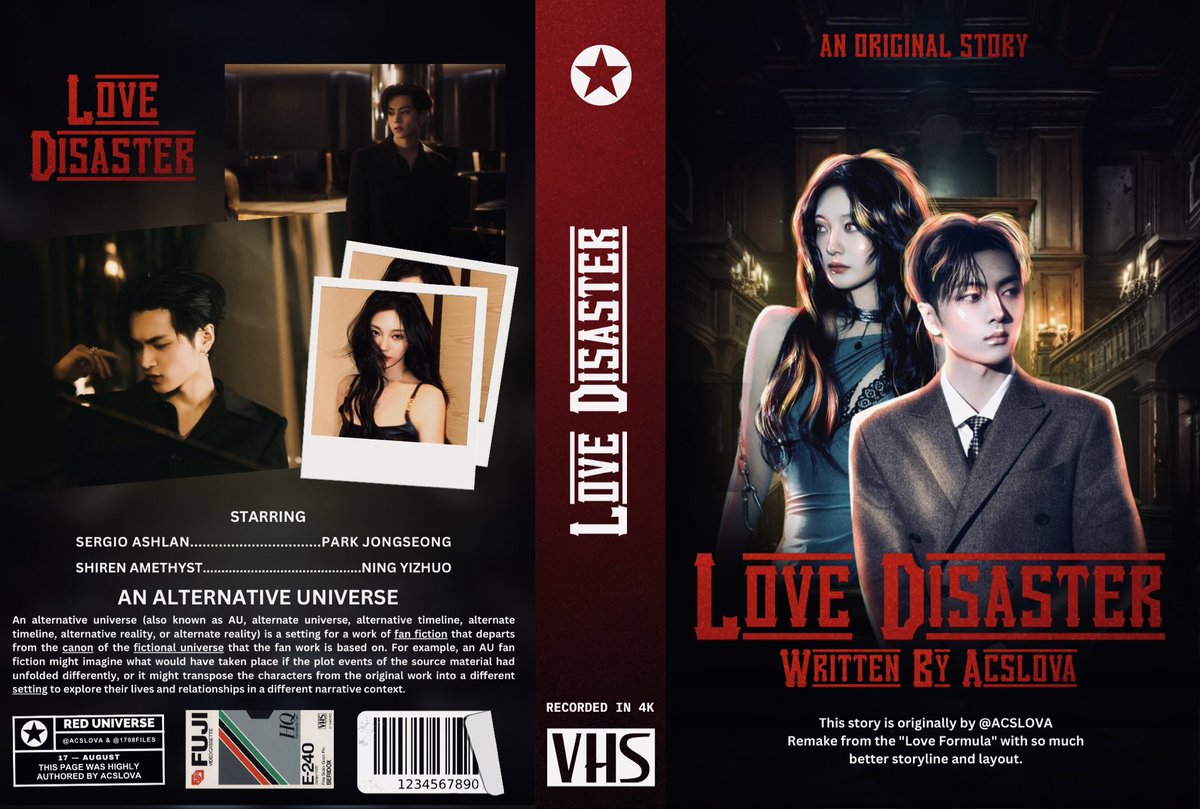 ACSLOVA's tweet image. love disaster,
an au written by acslova.