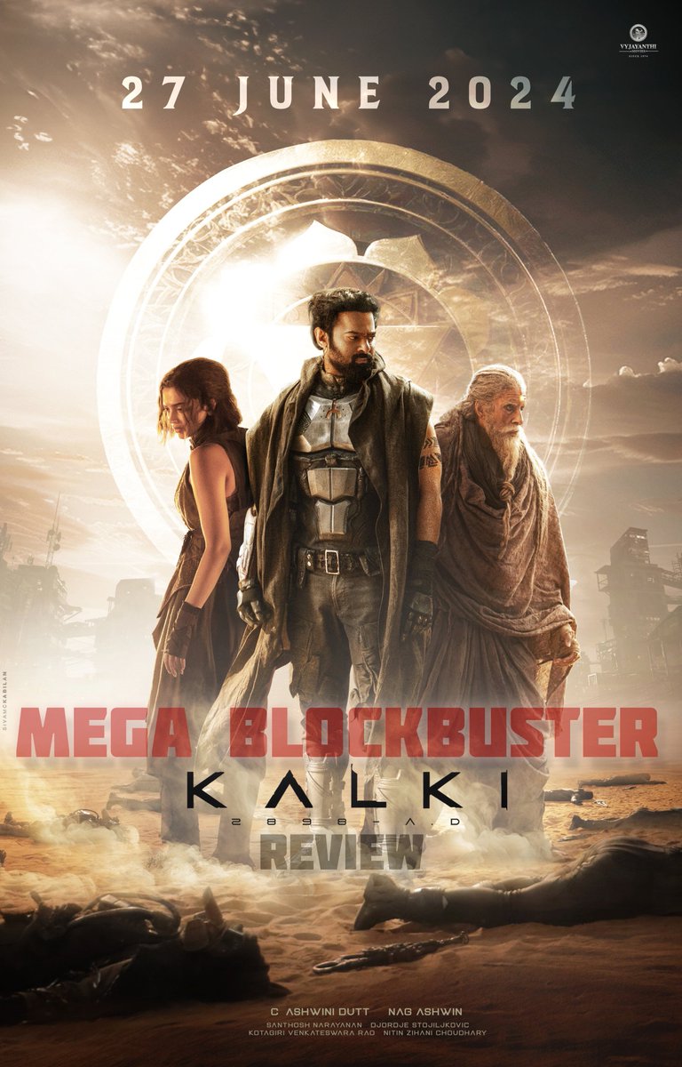 ManojTiwariIND's tweet photo. #Kalki2898ADReview: MEGA BLOCKBUSTER

**My Rating: ⭐️⭐️⭐️⭐️½**

#Kalki2898AD showcases #Prabhas at his finest, reaffirming his status as one of Indian cinema's most bankable stars. This film transports audiences to an awe-inspiring future, featuring breathtaking visuals and heart-pounding action.