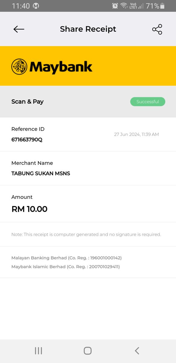 Azriom1's tweet photo. @AmirudinShari @selangorfc @NajwanHalimi Done from me https://t.co/0gbzFPKdxY
