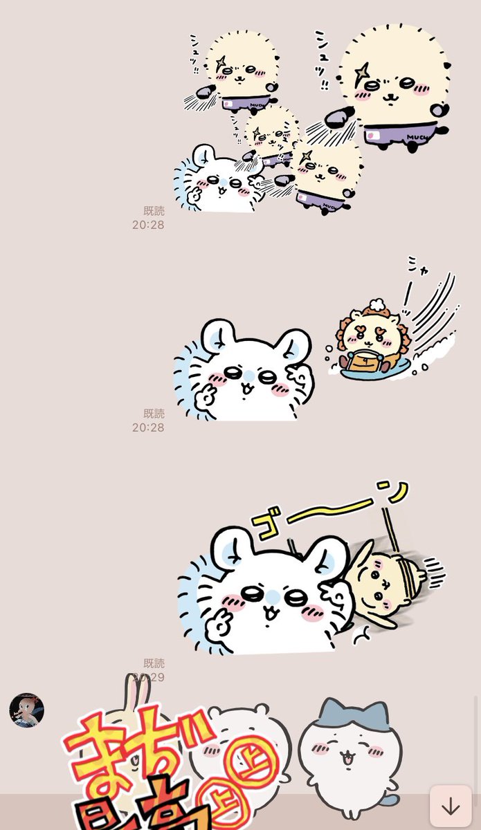 カニちゃん好きアンチモモンガのLINE。 #ちいかわ #モモンガ好きの方