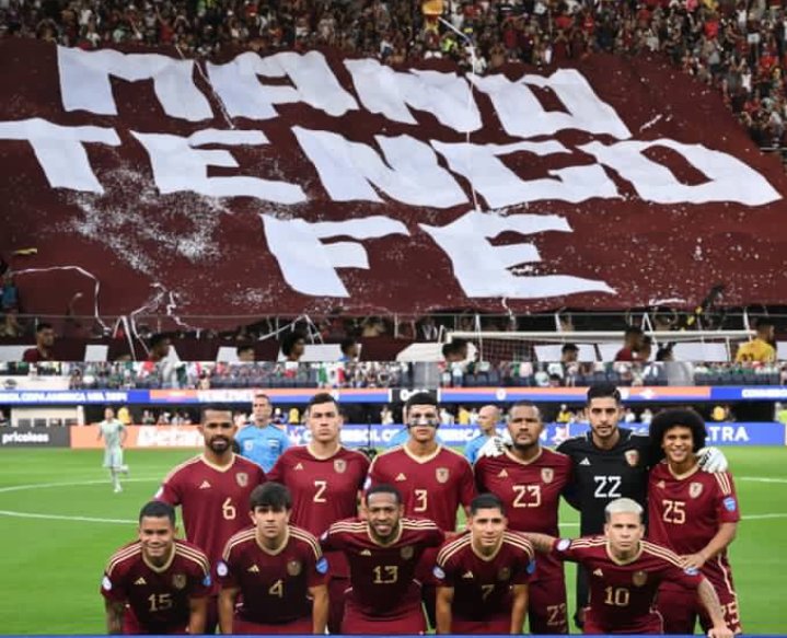 Berzabethgandicaoficial (@berzabethg1) on Twitter photo #victoria #Venezuela #CopaAmerica2024
Excelente juego por parte de nuestra selección nacional 🇻🇪 Equipo batallador. Triunfo ante el combinado de México.
#ManoTengoFe #SomosVinotinto
<a href="/NicolasMaduro/">Nicolás Maduro</a>
<a href="/_LaAvanzadora/">Yelitze Santaella</a>
<a href="/FVF_Oficial/">FVF</a>
<a href="/SeleVinotinto/">La Vinotinto</a>
#Tachira #SanCristobal
💛💙❤️ #victoria #Venezuela #CopaAmerica2024
Excelente juego por parte de nuestra selección nacional 🇻🇪 Equipo batallador. Triunfo ante el combinado de México.
#ManoTengoFe #SomosVinotinto
<a href="/NicolasMaduro/">Nicolás Maduro</a>
<a href="/_LaAvanzadora/">Yelitze Santaella</a>
<a href="/FVF_Oficial/">FVF</a>
<a href="/SeleVinotinto/">La Vinotinto</a>
#Tachira #SanCristobal
💛💙❤️