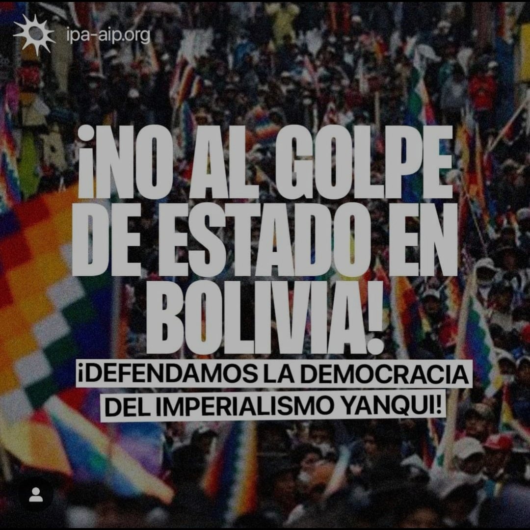 #NoAlGolpeDeEstadoEnBolivia
#Cuba  
<a href="/DeZ/">dez</a>