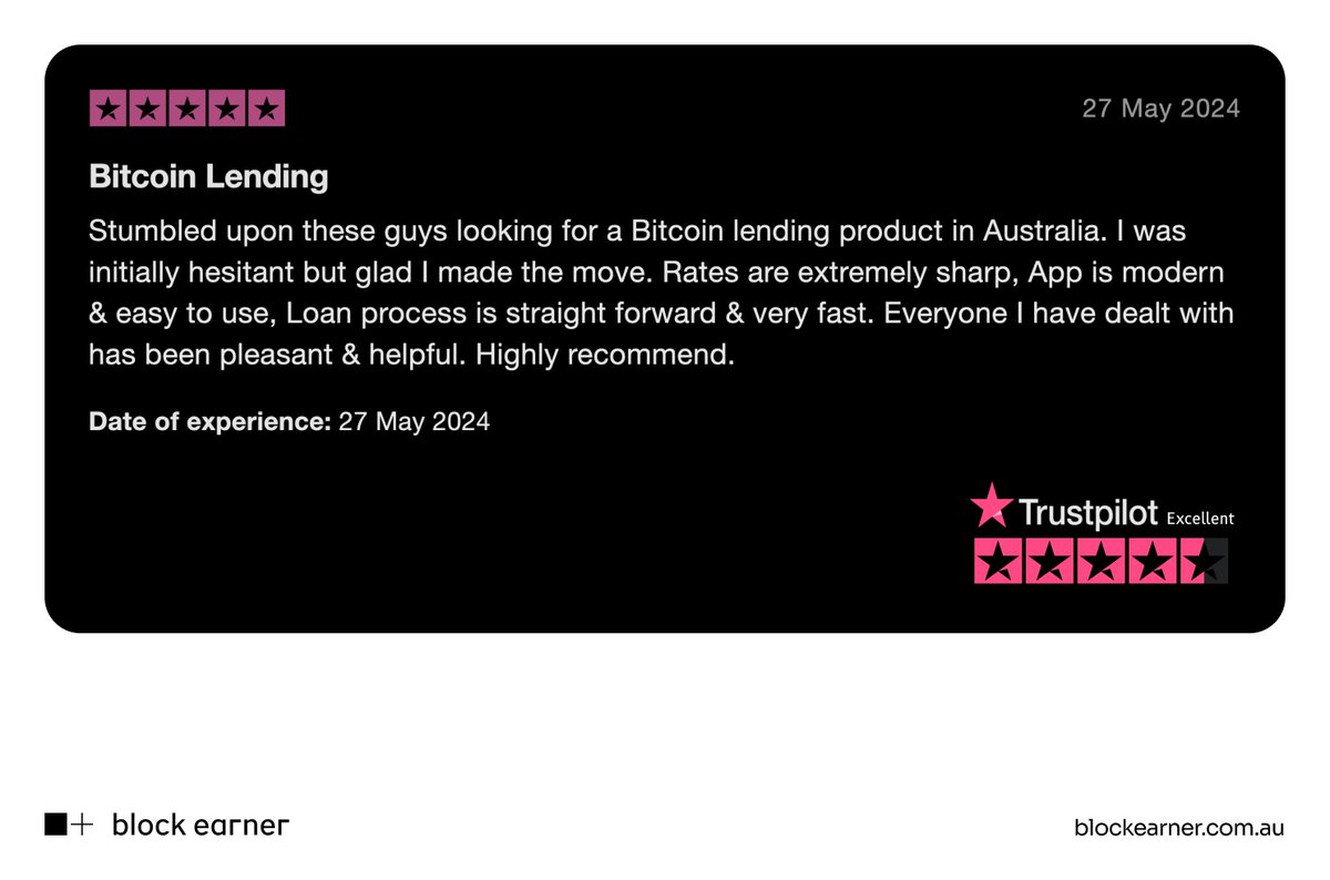 We love customer reviews like this 🙏 au.trustpilot.com/review/blockea…