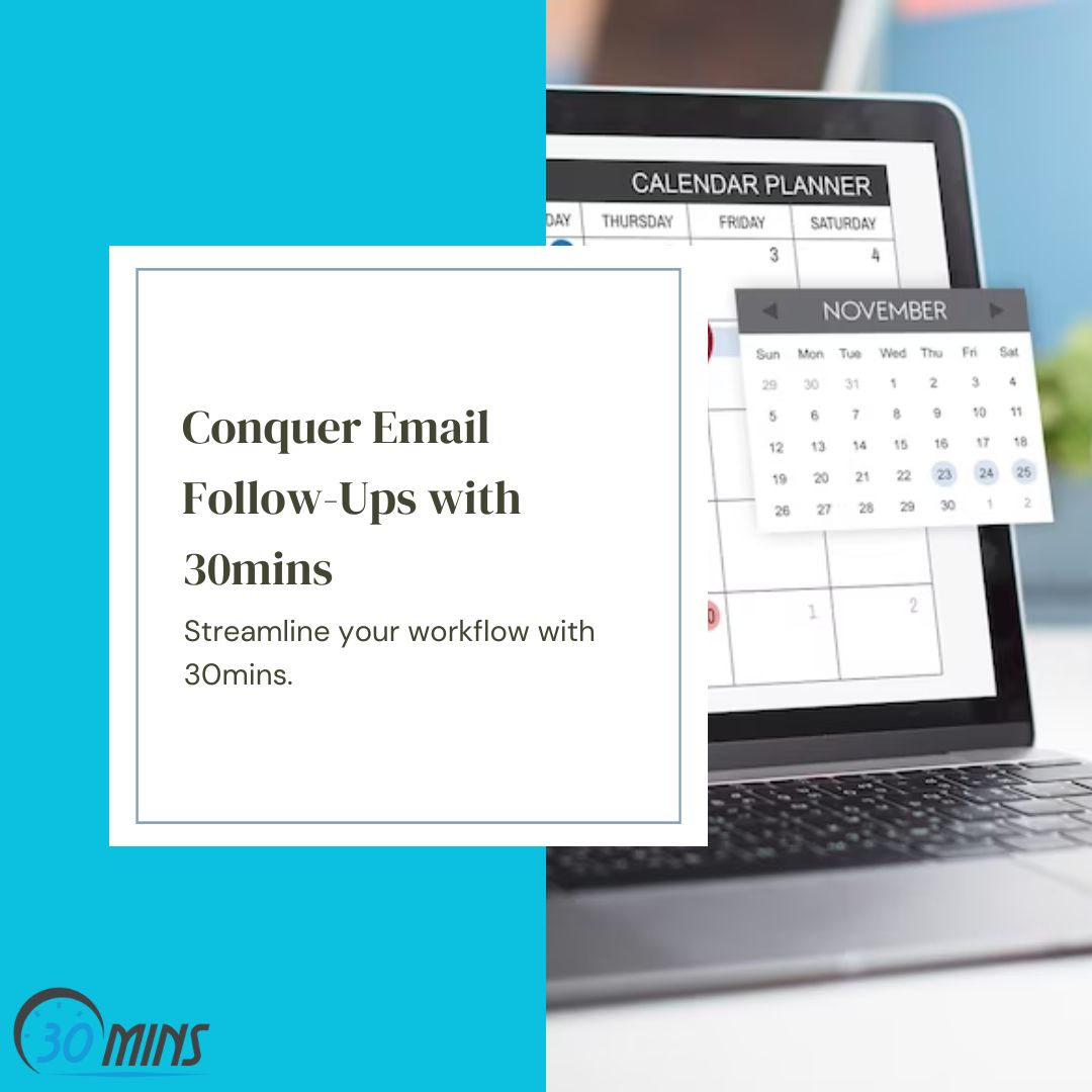 Automate reminders and follow-ups: With 30mins, everything works on autopilot, sending messages to e-mails.  Learn more on 30mins.com

#30mins #freelancers #automation #easywork #emailing #messages #followups #massreach #meetings #schedule