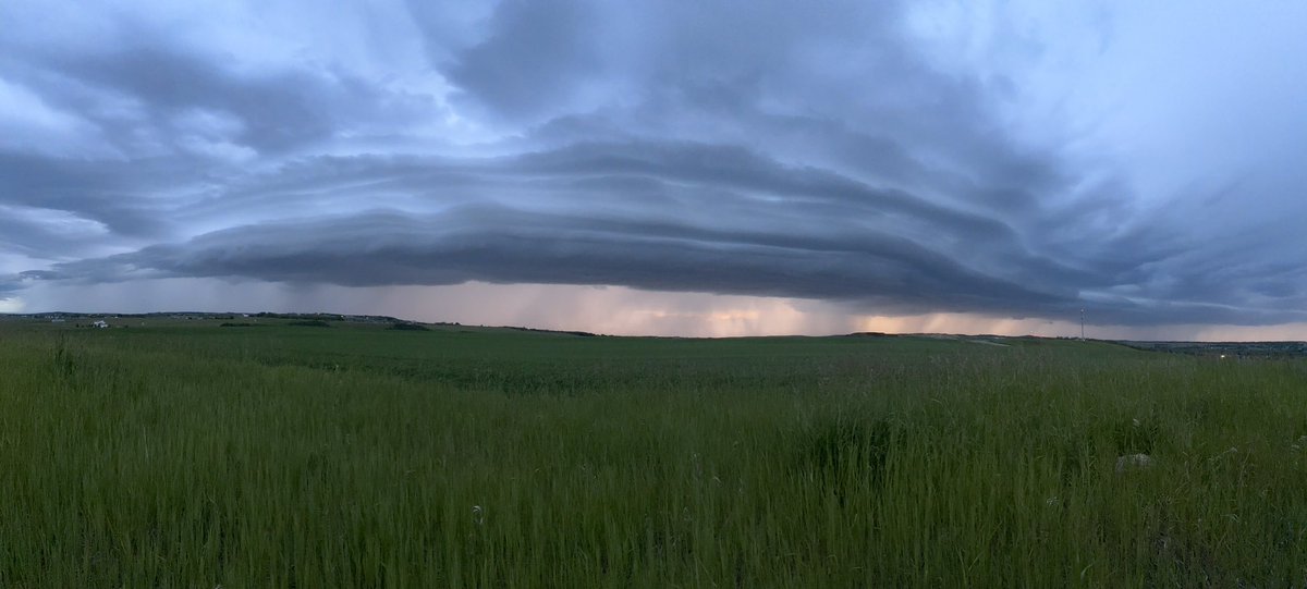 #abstorm moving across the foothills.
