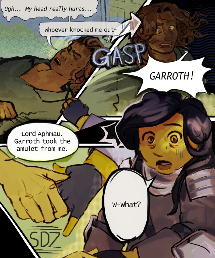 S1 Ep100
Laurance wakes up after being knocked out by Garroth, their trusted friend. Frick.
#minecraftdiariesfanart