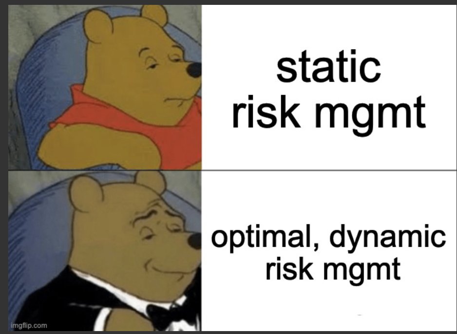 Our approach to risk management is OPTIMAL.

Superposition is built on Concordia infrastructure and leverages Concordia's dynamic liquidation engine to determine optimal liquidation close-out ratios to better safeguard users.