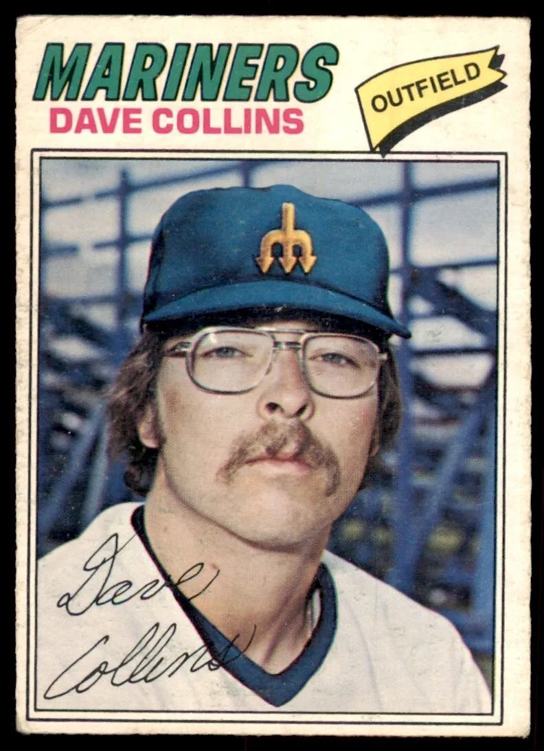 Today's (06/3/2024) random Mariner: Dave Collins (1977).