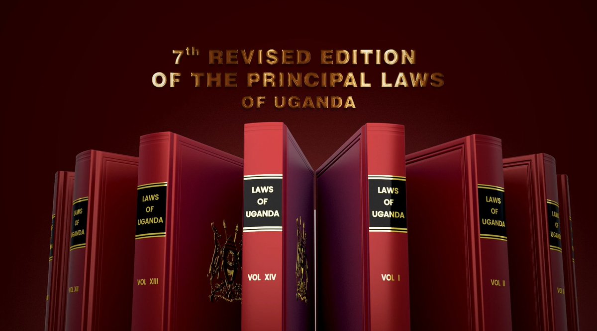7TH REVISED EDITION OF THE PRINCIPAL LAWS OF UGANDA 
The 7th Revised Edition of the Principal Laws of Uganda has been prepared under the authority of the Law Revision Act No.4 of 2020, and the Uganda Law Reform Commission Act, Cap. 25 with the approval of the Attorney General.