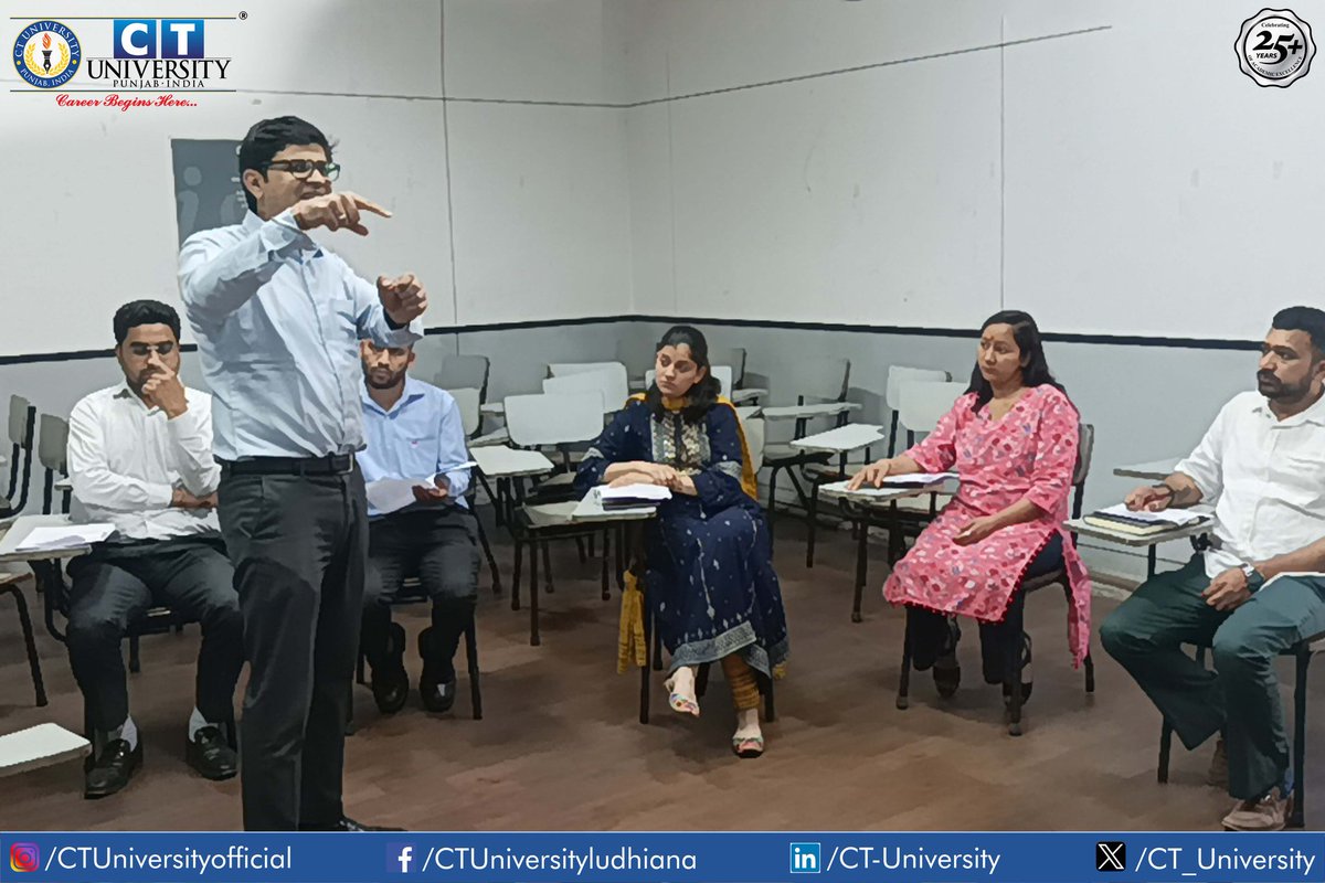 CT_University's tweet photo. Here is the #quick recap of #dynamicsession by Mr. Rishabh, #CorporateTrainer, Deputy Director, HRDC on Goal Setting and Accountability inspired Hero Steels' middle management.
#CTU #corporate #training #besteducation https://t.co/fc0BU0lYwt