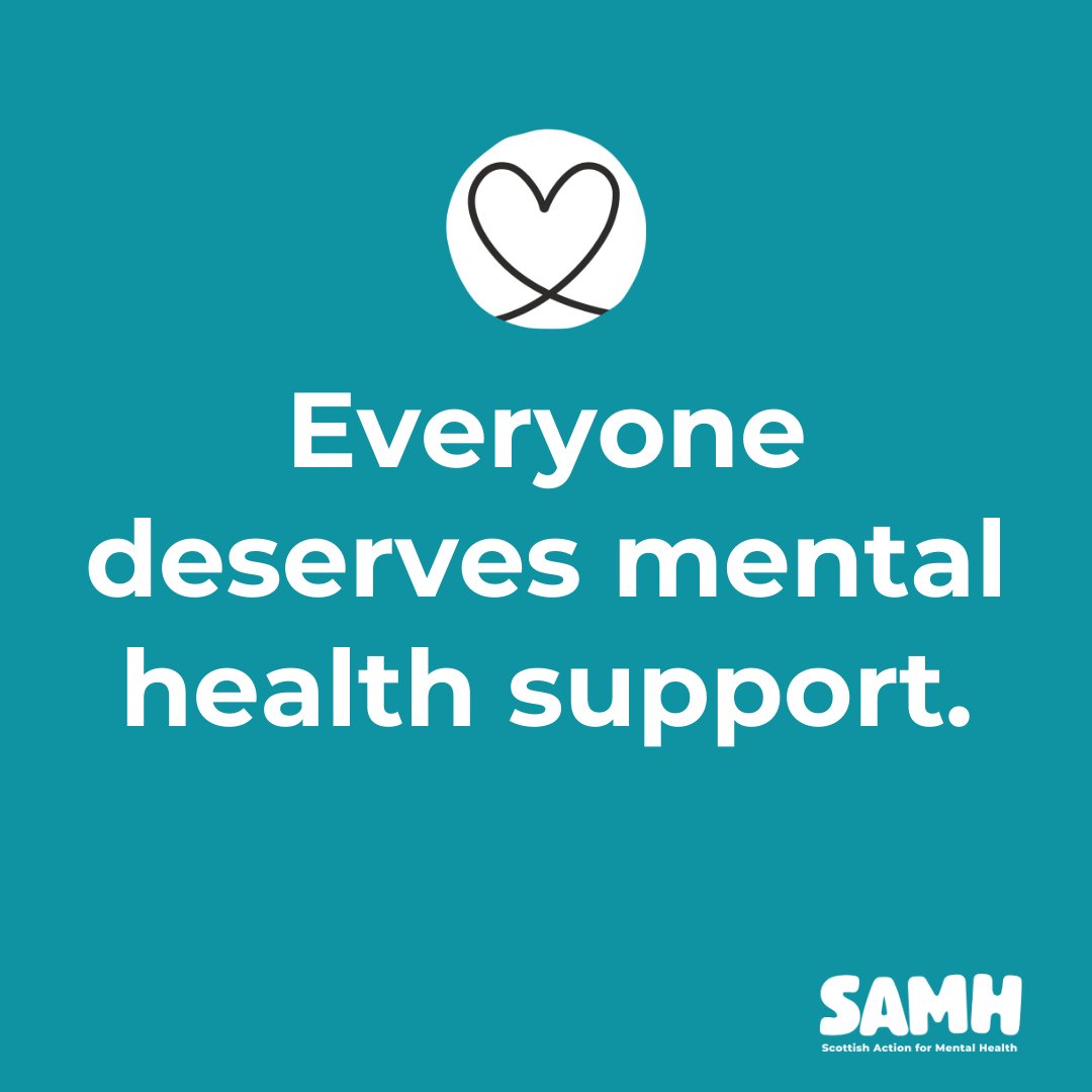 Struggling with the occasional blip in your mental health? We have a support for you 💙 

If you experience mild anxiety, low self-esteem or confidence, Time for You can offer free: 
 
💜 Wellbeing coaching 
💬 Talking therapy for up to 8 sessions 

samh.org.uk/about-us/our-w…