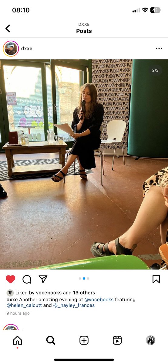 Helen Calcutt (@helencalcutt) on Twitter photo Thank you <a href="/_Hayley_Frances/">Hayley Frances</a> <a href="/vocebooks/">Voce Books</a> for a wonderful evening exchanging poems and ideas around motherhood, sex, and reclamation.
More joy seeking next week as part of <a href="/VervePoetryFest/">Verve Poetry Festival</a>'s summer workshop series.
Let's go! eventbrite.co.uk/e/helen-calcut… Thank you <a href="/_Hayley_Frances/">Hayley Frances</a> <a href="/vocebooks/">Voce Books</a> for a wonderful evening exchanging poems and ideas around motherhood, sex, and reclamation.
More joy seeking next week as part of <a href="/VervePoetryFest/">Verve Poetry Festival</a>'s summer workshop series.
Let's go! eventbrite.co.uk/e/helen-calcut…