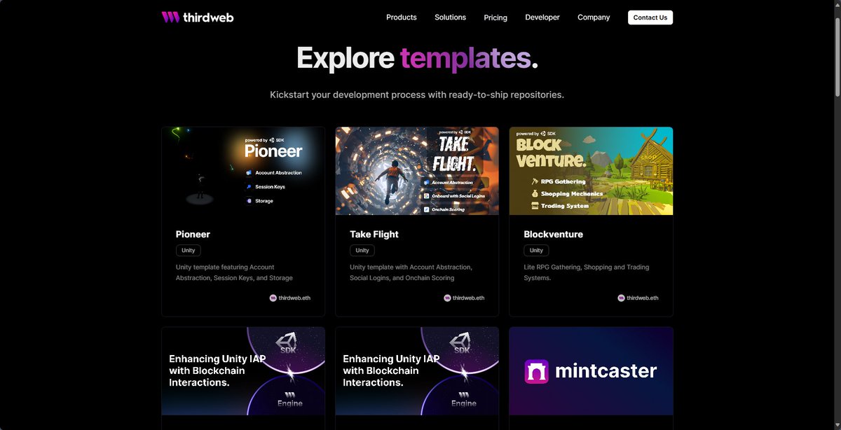 warengonzaga's tweet photo. The best way to learn web3 is by building it. Not sure where and how to start? 

Check out @thirdweb templates. ✨ 
👉 https://t.co/49TiZ7gxKi

Follow me for more @thirdweb hacks. https://t.co/G1s6fR2iW1