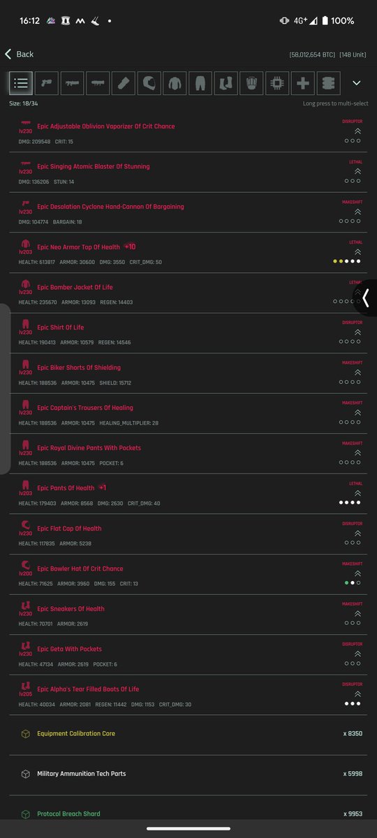 HXKrwypJ88IRPAw's tweet image. #Cybercodeonline
進捗報告 神器4本(PW cc25)　16/61
赤キャッシュ無し、AI BTC もほぼ無し、こっからが本番やなぁ🤔