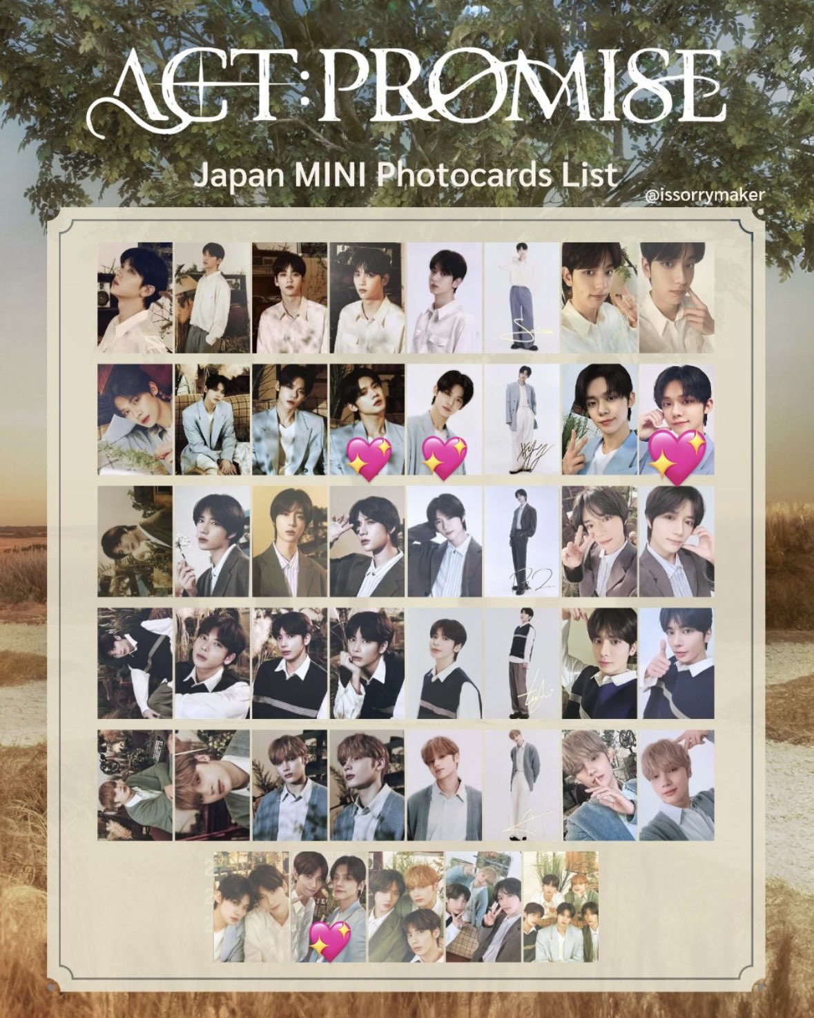 TXT/トゥバ/ACT PROMISE/EP2/MINI PHOTO CARD/ヒュニンカイ