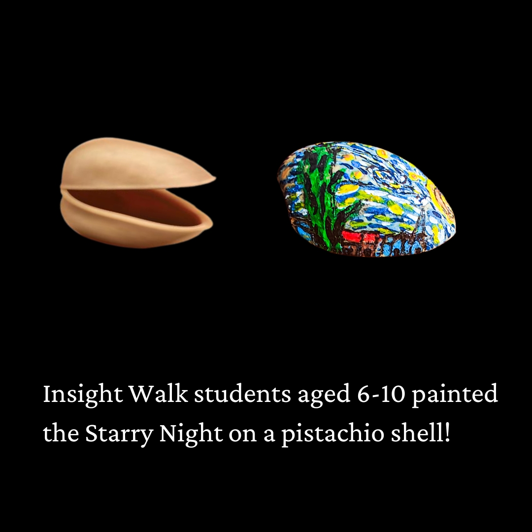 insight_walk's tweet photo. Our students aged 6-10 painted the Starry Night on a pistachio shell!

Isn't this beautiful?

If you find our work meaningful, consider supporting us by donating education kits using the link below.

https://t.co/nxSRh3qtm3 https://t.co/Oe9TzDKj7n