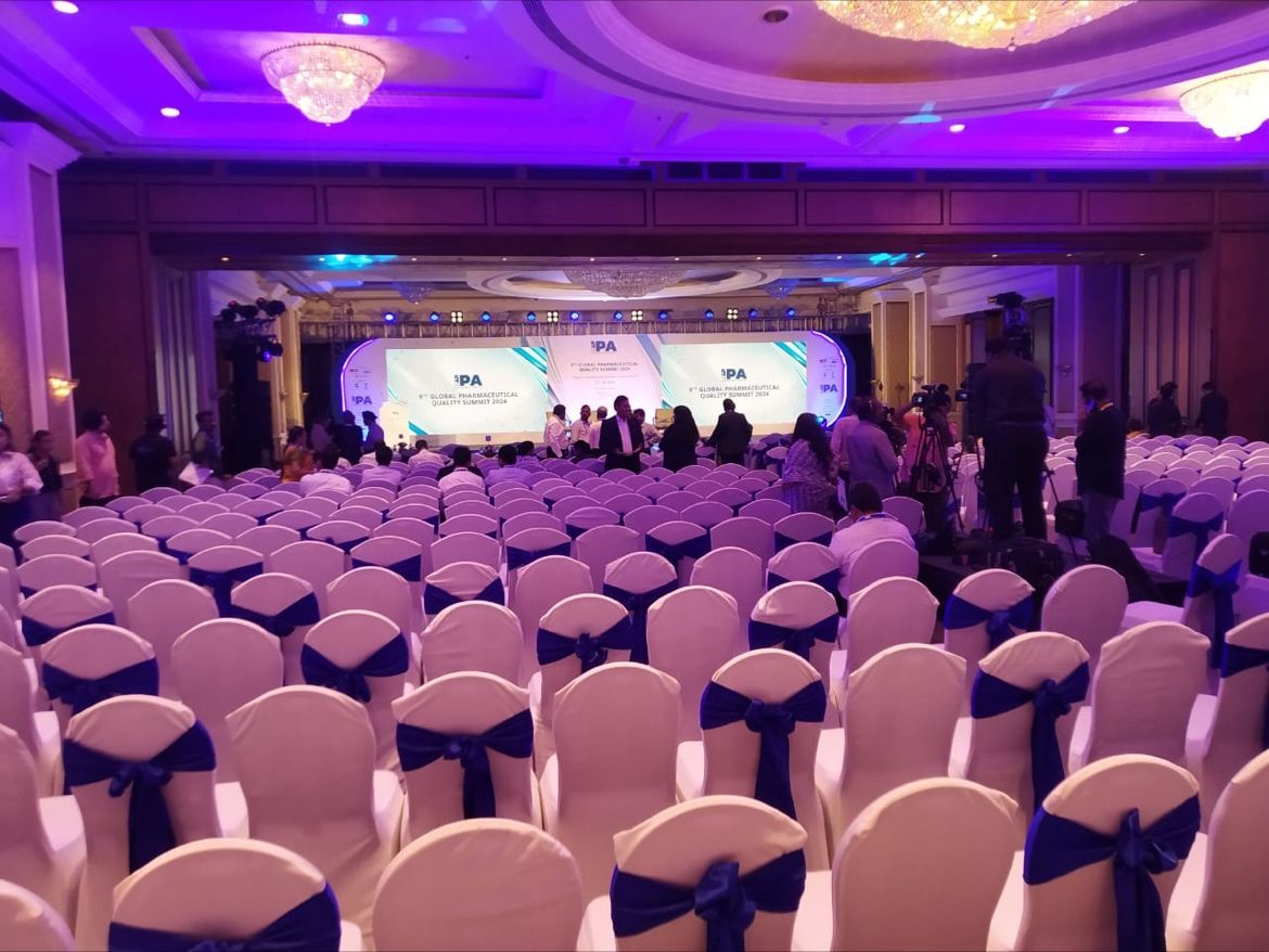 CaliberTech's tweet photo. The stage is set at the “9th Global Pharmaceutical Quality Summit 2024” by Indian Pharmaceutical Alliance (@IPAOfficialPage)
Team Caliber is looking forward to meet you at our booth today and tomorrow!
#IPA #GPQS24 #pharmaceuticalmanufacturing #calibertechnologies https://t.co/B8h3Exegtn
