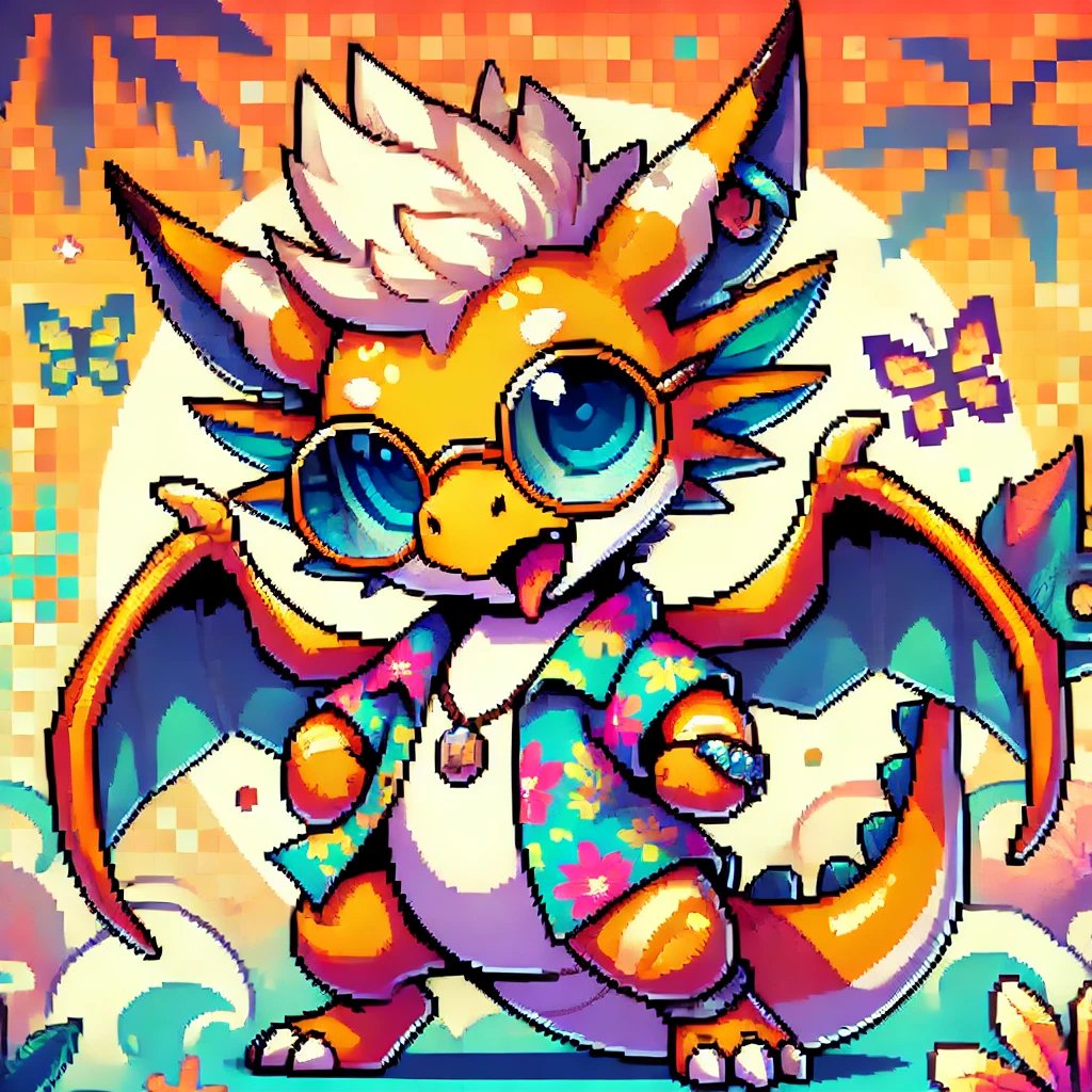 nftguyts's tweet photo. Meet our two new stars: a vibrant dragon princess and a super cool, geeky dragon! 🐉👑🤓

#NFT #CryptoArt #NFTCommunity #DigitalArt #NFTdrop #NFTcollector https://t.co/OFEGMy6ywT