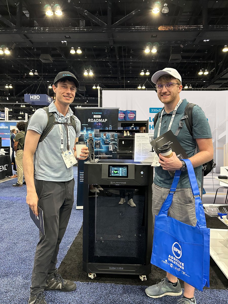 ff3dprinters's tweet photo. RAPID + TCT 2024 in Los Angeles! Day 1 was a fantastic start, filled with energy and excitement. We showcased our latest innovations and connected with industry leaders. Missed it? We’re here until June 27! Visit us at BOOTH 1016! #Flashforge #RAPIDTCT2024 #AD5MSERIES #3DPrinting https://t.co/3xa7STgY1a
