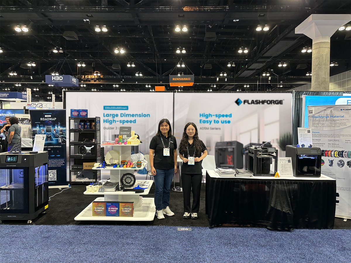 ff3dprinters's tweet photo. RAPID + TCT 2024 in Los Angeles! Day 1 was a fantastic start, filled with energy and excitement. We showcased our latest innovations and connected with industry leaders. Missed it? We’re here until June 27! Visit us at BOOTH 1016! #Flashforge #RAPIDTCT2024 #AD5MSERIES #3DPrinting https://t.co/3xa7STgY1a