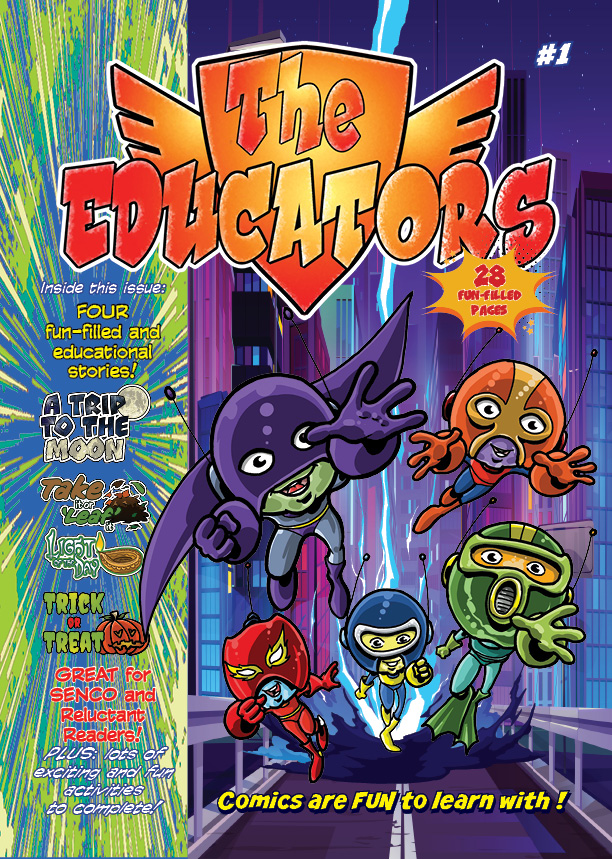 Really excited to chat to the Teachers at the Northen Education Show today at: northerneducationshow.uk to introduce everyone to my NEW English, Educational Resource Comic, The Educators - Perfect for SEN and Reluctant Readers.

🧙‍♂️ 🐕 🐕