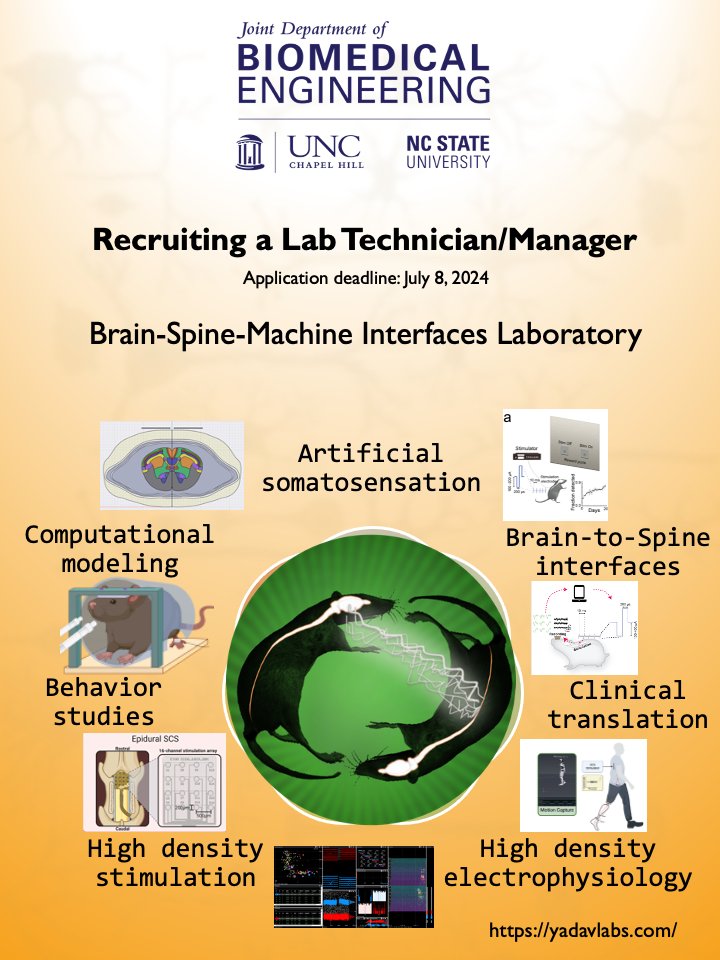 Amol Yadav (@amolpyadav) on Twitter photo My lab at <a href="/UNC/">UNC-Chapel Hill</a> <a href="/jointbme/">Lampe Joint Biomedical Engineering</a> is looking for a lab tech/manager. Full-time position with benefits. Please share for a wider reach or if you know someone who'd be a good fit. Perfect for someone preparing for grad/med school & wants more research experience. tinyurl.com/3thea73v My lab at <a href="/UNC/">UNC-Chapel Hill</a> <a href="/jointbme/">Lampe Joint Biomedical Engineering</a> is looking for a lab tech/manager. Full-time position with benefits. Please share for a wider reach or if you know someone who'd be a good fit. Perfect for someone preparing for grad/med school & wants more research experience. tinyurl.com/3thea73v