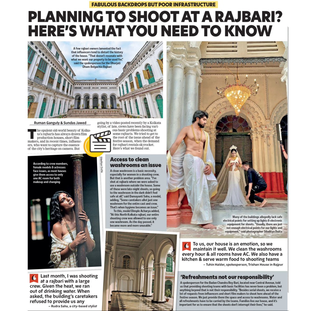 Calcutta_Times's tweet image. Despite the popularity of Kolkata's storied mansions with content creators and photographers, not every picture gives you the real story. Here's why

#kolkatarajbari #rajbari #mansion #kolkata #shooting #calcuttatimes