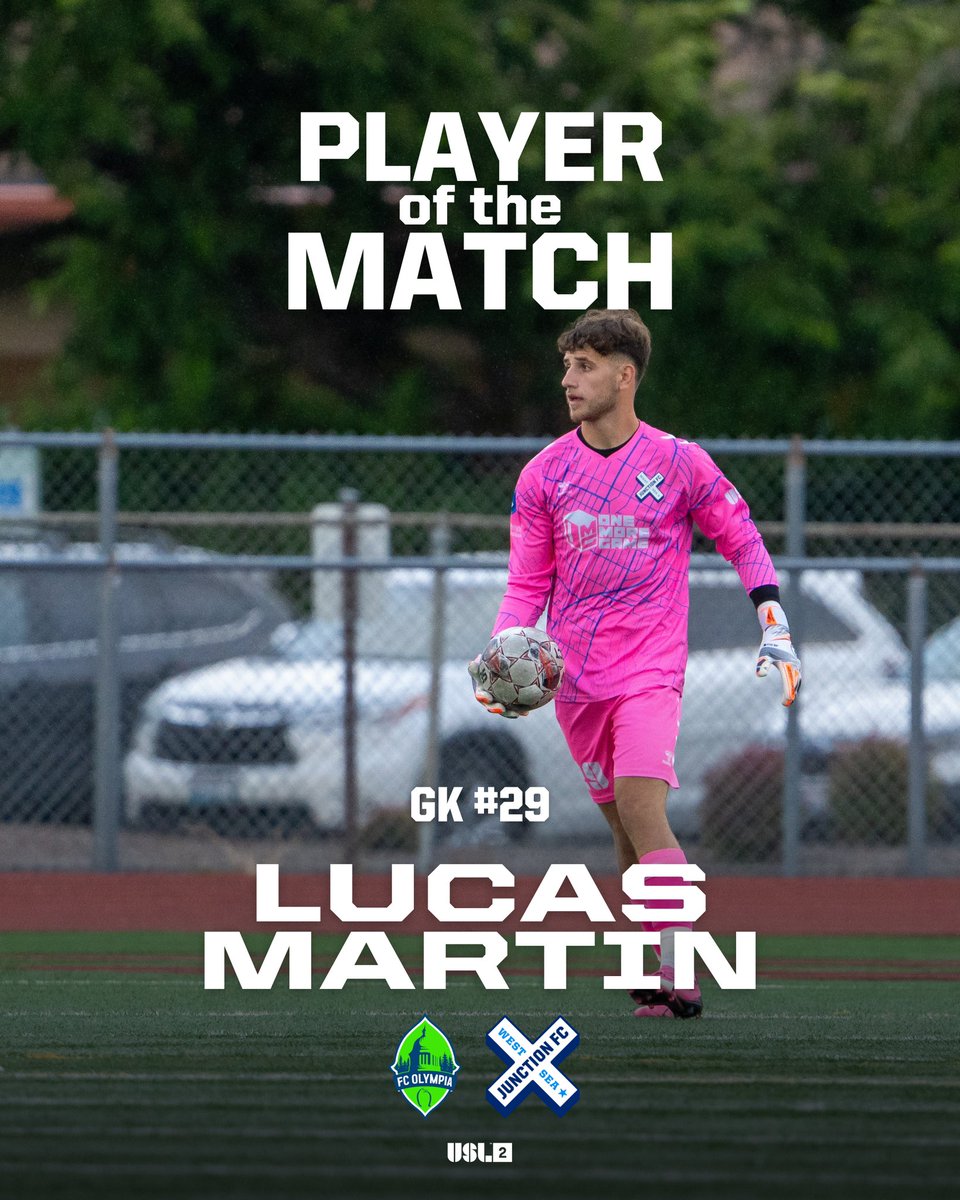 ws_junctionfc's tweet image. With a MASSIVE penalty save in the second half to keep the scoreline at 1-1, tonight’s Player of the Match honors go to Goalkeeper Lucas Martin!

#WalkAllWays