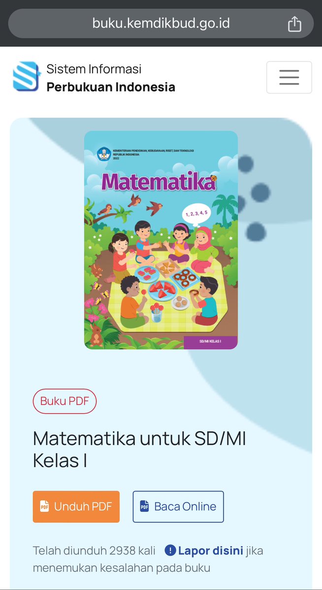 einedame's tweet image. Aku abis Gugel tipis-tipis kemaren, aku bayangin kalo aku homeschool anak-anak di Indonesia pake kurikulum Indonesia, aku bakal ngambil materinya dari mana.

Sampelah aku ke website: buku.kemdikbud.go.id/katalog?type=g…

Ternyata buku-bukunya bisa dibaca online dan bisa diunduh juga. Buku…