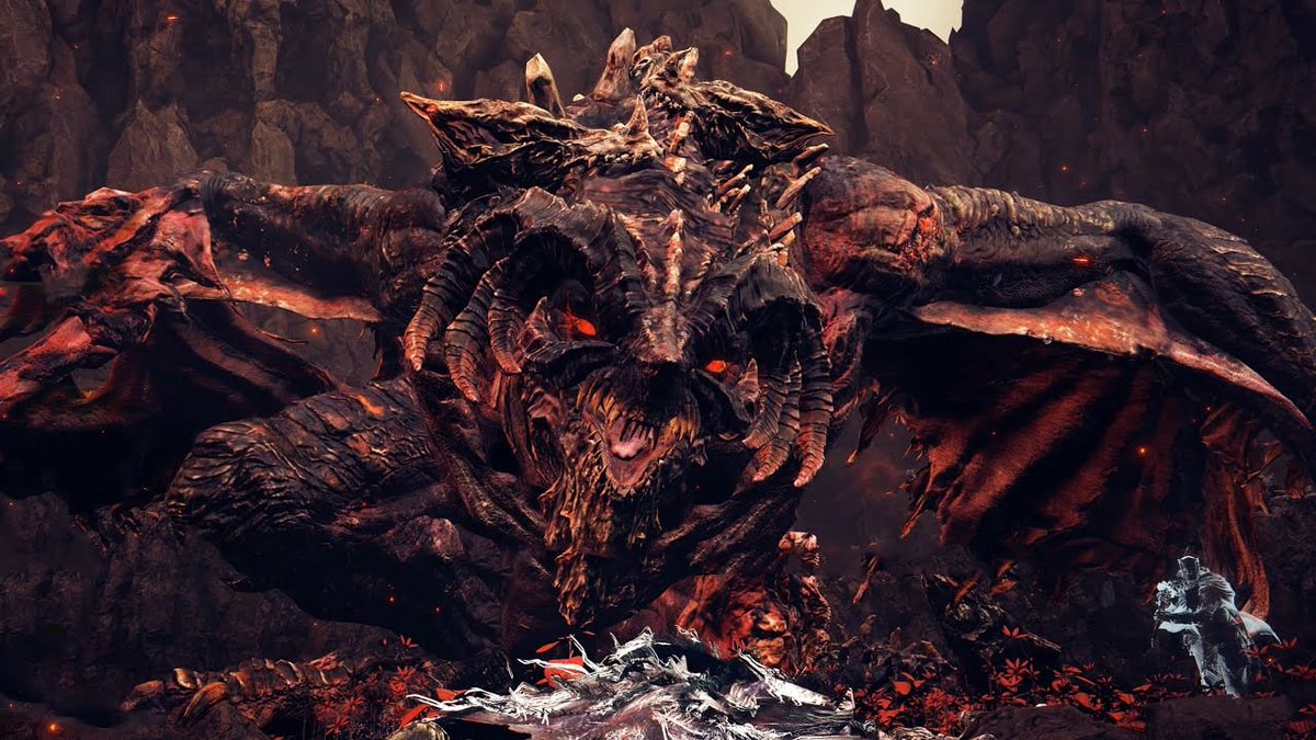 waiting_queue's tweet photo. Bayle the Dread is an awesome boss fight in Shadow of the Erdtree. I won't spoil anything about him, but he is easily my favourite boss so far. https://t.co/9lP5Wsw7JM